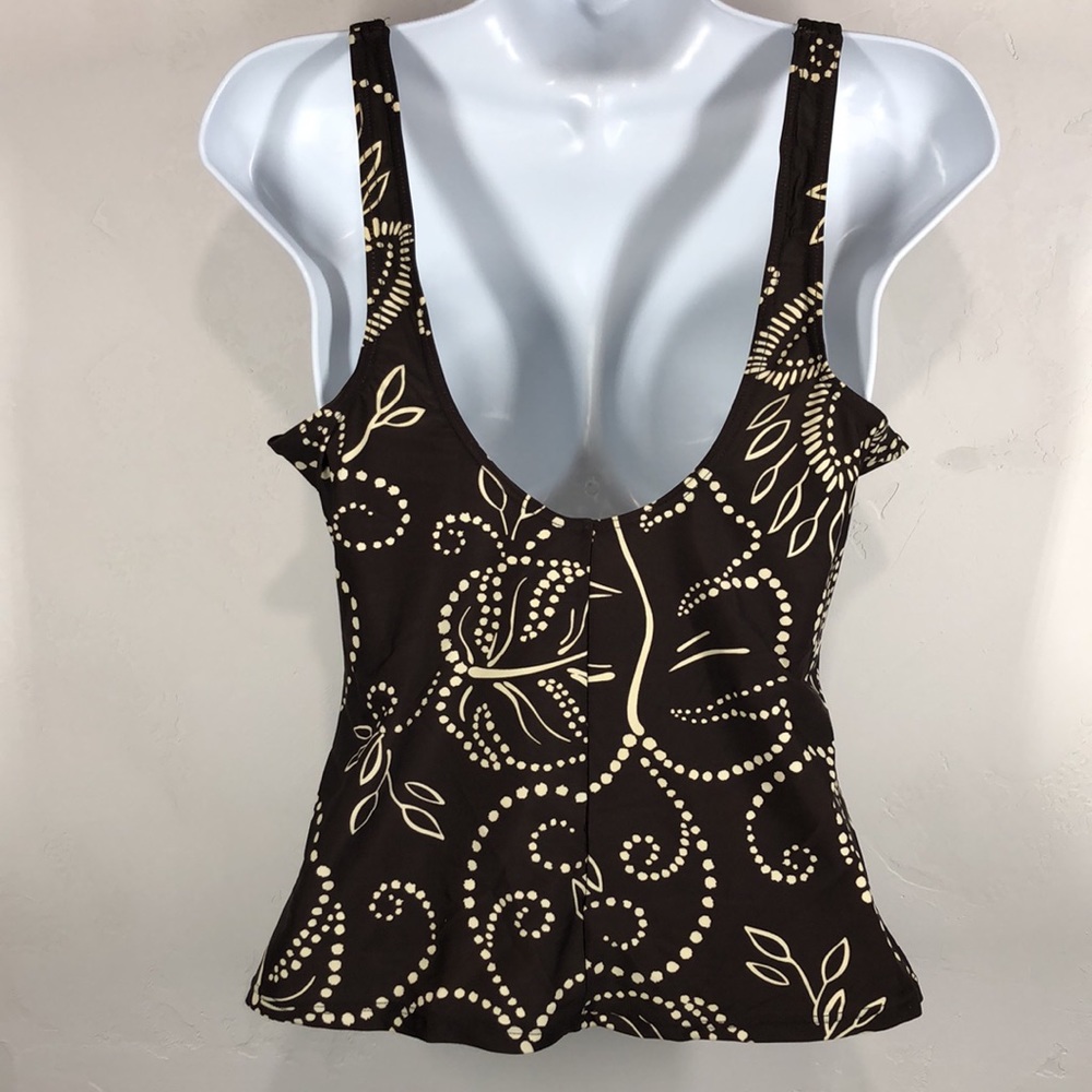 Christina brown swim tank size 12 - Picture 6 of 9